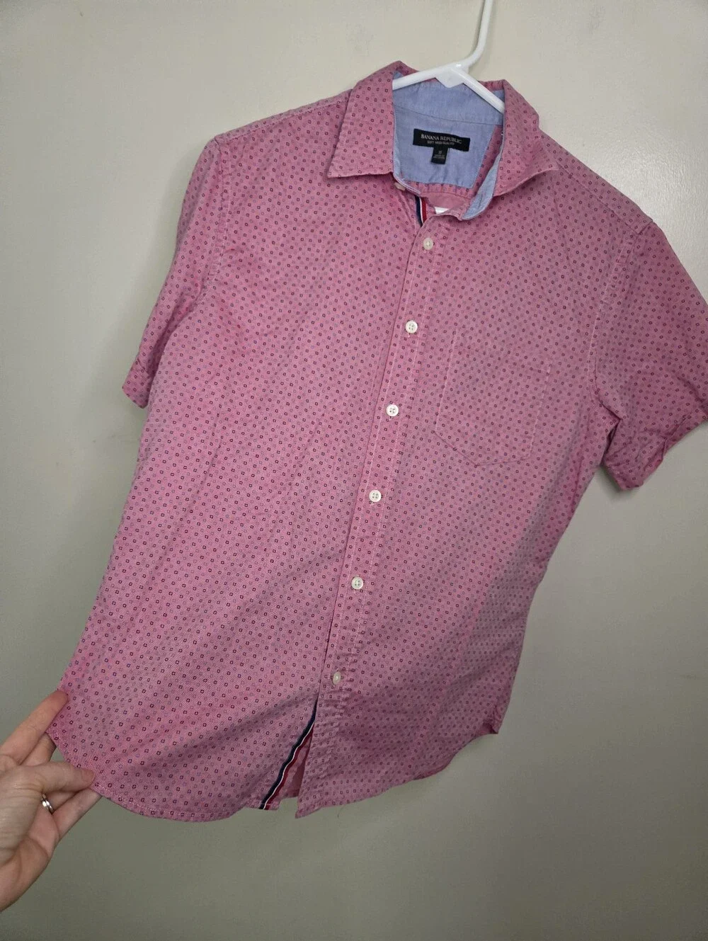 Men's Banana Republic Soft Wash Slim Fit Button Down Shirt Sz Small